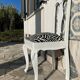 Antique Baroque chair redesigned in Zebra fabric