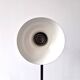 Black model 5427 adjustable floor lamp model for hagoort, 1970's