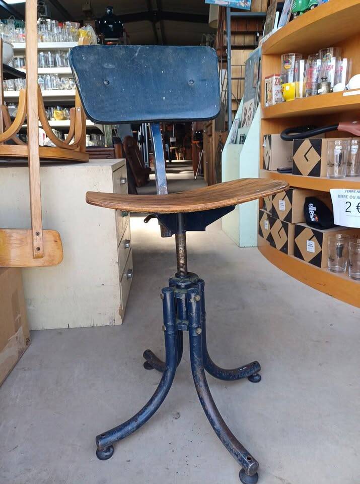 Antique postman's chair from Bienne, 1940/50