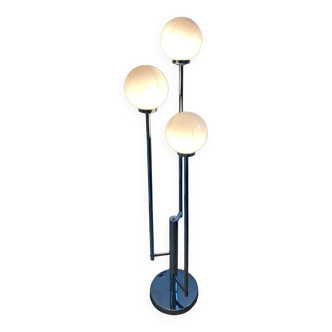 Lampadaire 60-70 3 globes en verre souflé de Murano