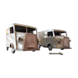 2 anciens jouets en tôle tub jrd citroën