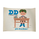 Poster dd lithographic sock 58 x 38 " price s"excellence"