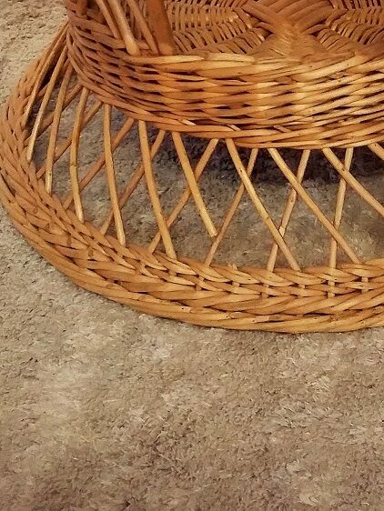 Round coffee table Wicker