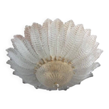 Murano glass sputnik chandelier flush mount, mazzega style, lot of 2 or a pair of chandeliers