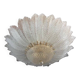Murano glass sputnik chandelier flush mount, mazzega style, lot of 2 or a pair of chandeliers