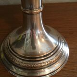 Old metal and glass compotier