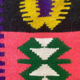 Colorful vintage carpet from Transylvania