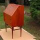 Secretaire with a key from the 1960s / 70s, Denmark, teak wood
