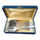 Box of 6 teaspoons in silver-plated Louis XV style