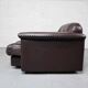 Pair of De Sede DS-101 leather lounge chairs
