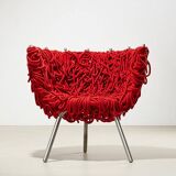 Fernando & Humberto Campana Vermelha Lounge Chair for Edra 1993/1998