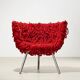 Fauteuil lounge Fernando & Humberto Campana Vermelha pour Edra 1993/1998