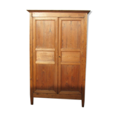 Wardrobe in pitchpin, 19th