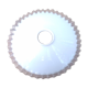 Serrated opaline lampshade cup
