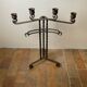 Large Brutalist Wrought Iron Candlestick