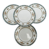 4 plates Wedgwood cheese salad