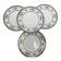 4 assiettes fromage salade Wedgwood