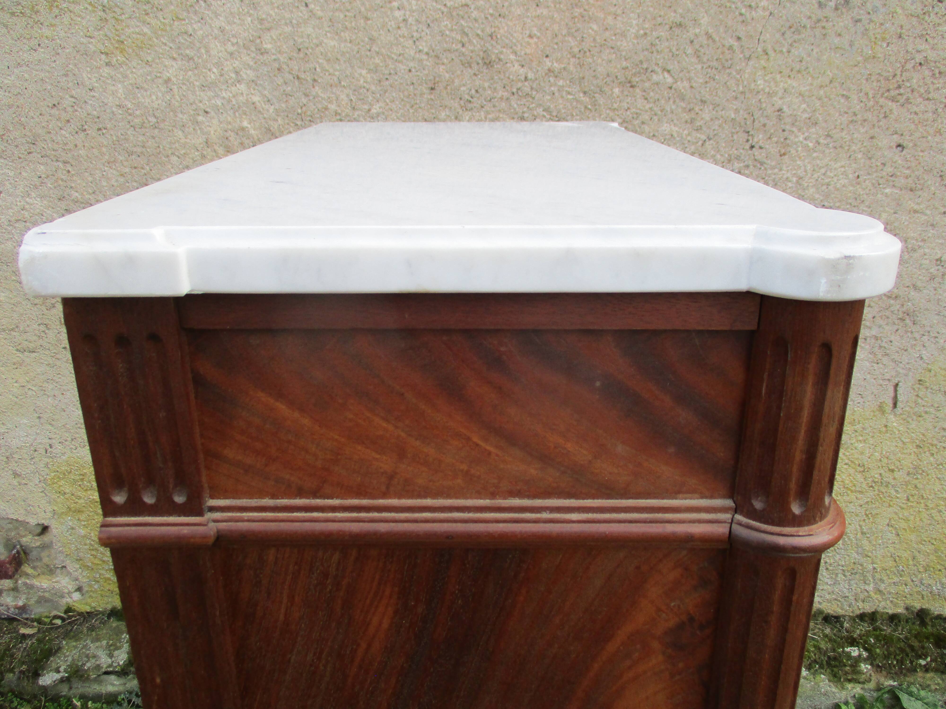 Louis XVI style secretary in mahogany, 19th century