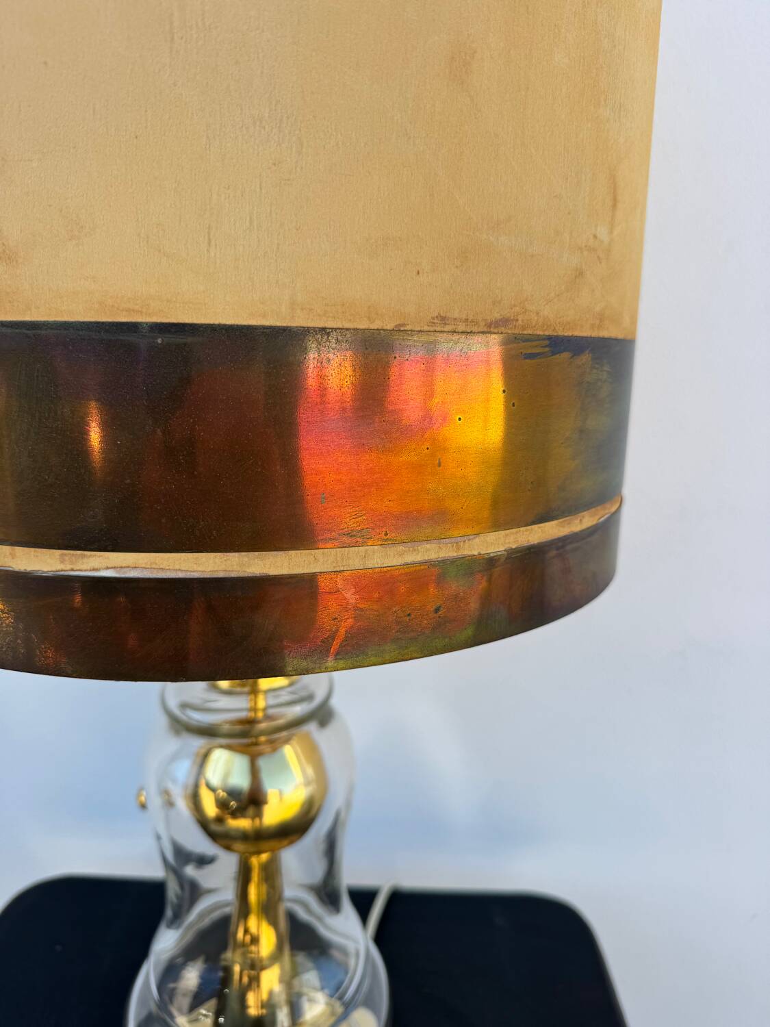 Large Richard Essig lamp from the 1970s.