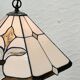 Tiffany lily flower Art Deco pendant