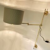 Large Vintage Adjustable Wall Lamp, 1970s