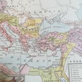 Old map of the Roman Empire from 1928