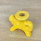Vintage yellow ceramic horse candle holder