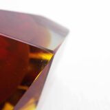 Cendrier diamant en verre de Murano par Seguso