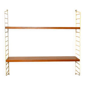 Swedish shelving unit with two shelves