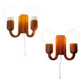 Mid-Century Teak Wall Lamp by Domus, Denmark, 1960s