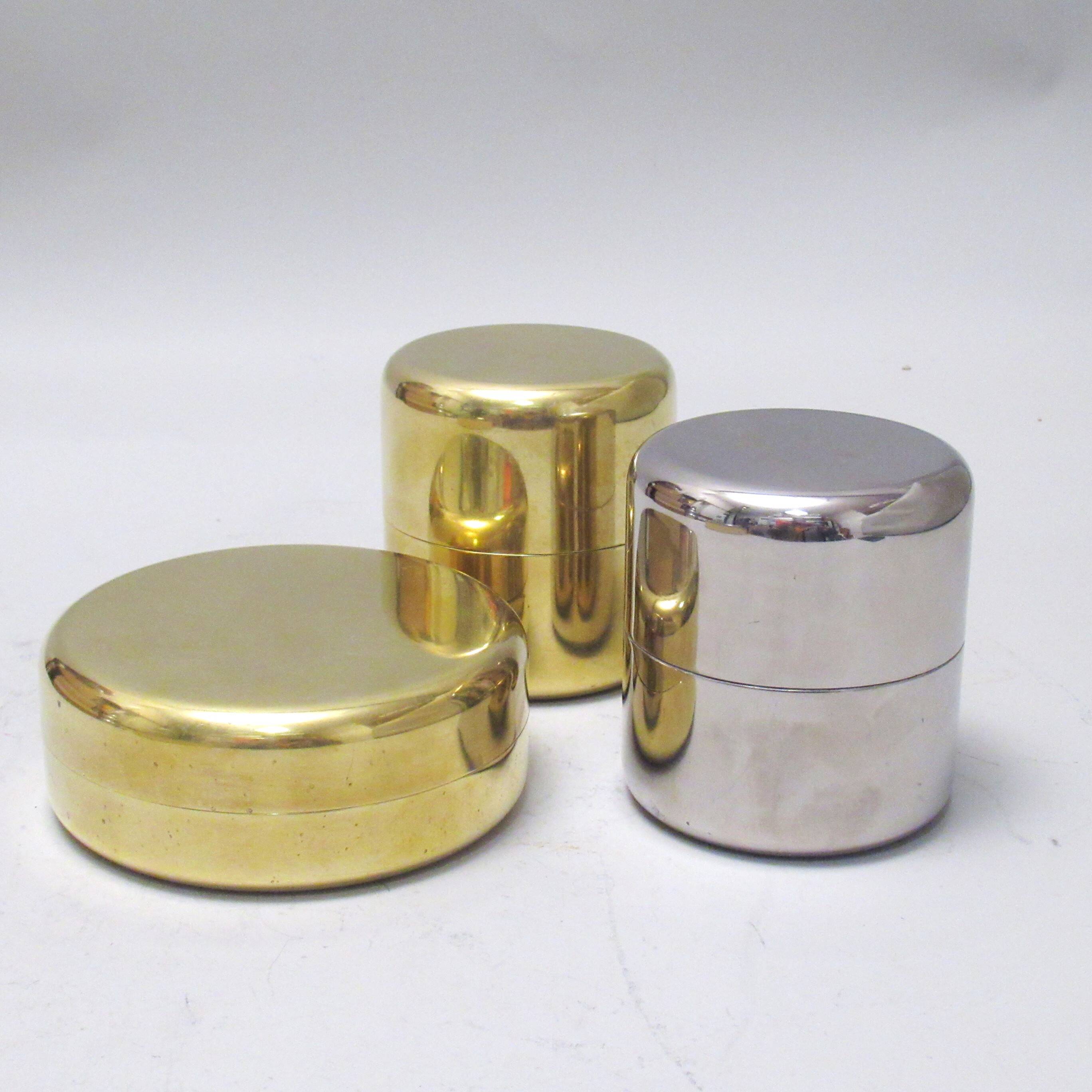 Trois boîtes Ezio Didone Valenti 1970