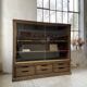 XXL oak display cabinet furniture