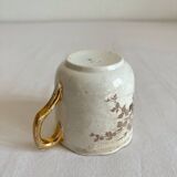 Polychrome iron earth coffee cup KG Lunéville