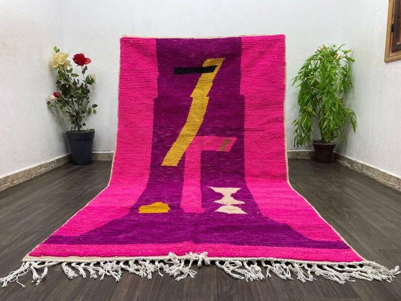 Handmade Beni Ouraine rug, size 150 x 250 cm