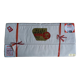 Pair of antique sheets embroidered Métis Fleur Bleue de Gérardmer