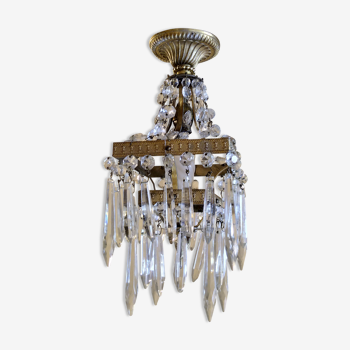 Lustre cristal début XXeme