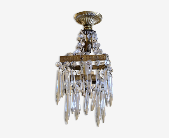 Lustre cristal début XXeme