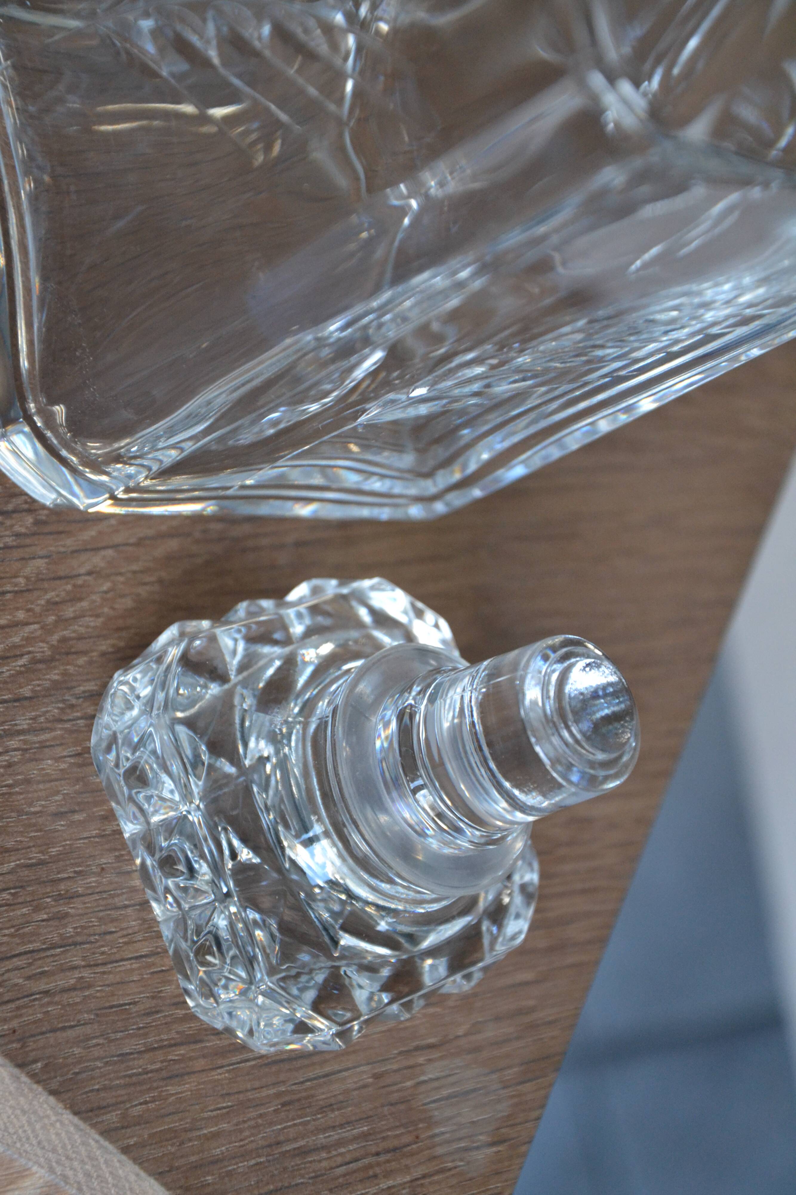 Crystal whisky carafe from Arques
