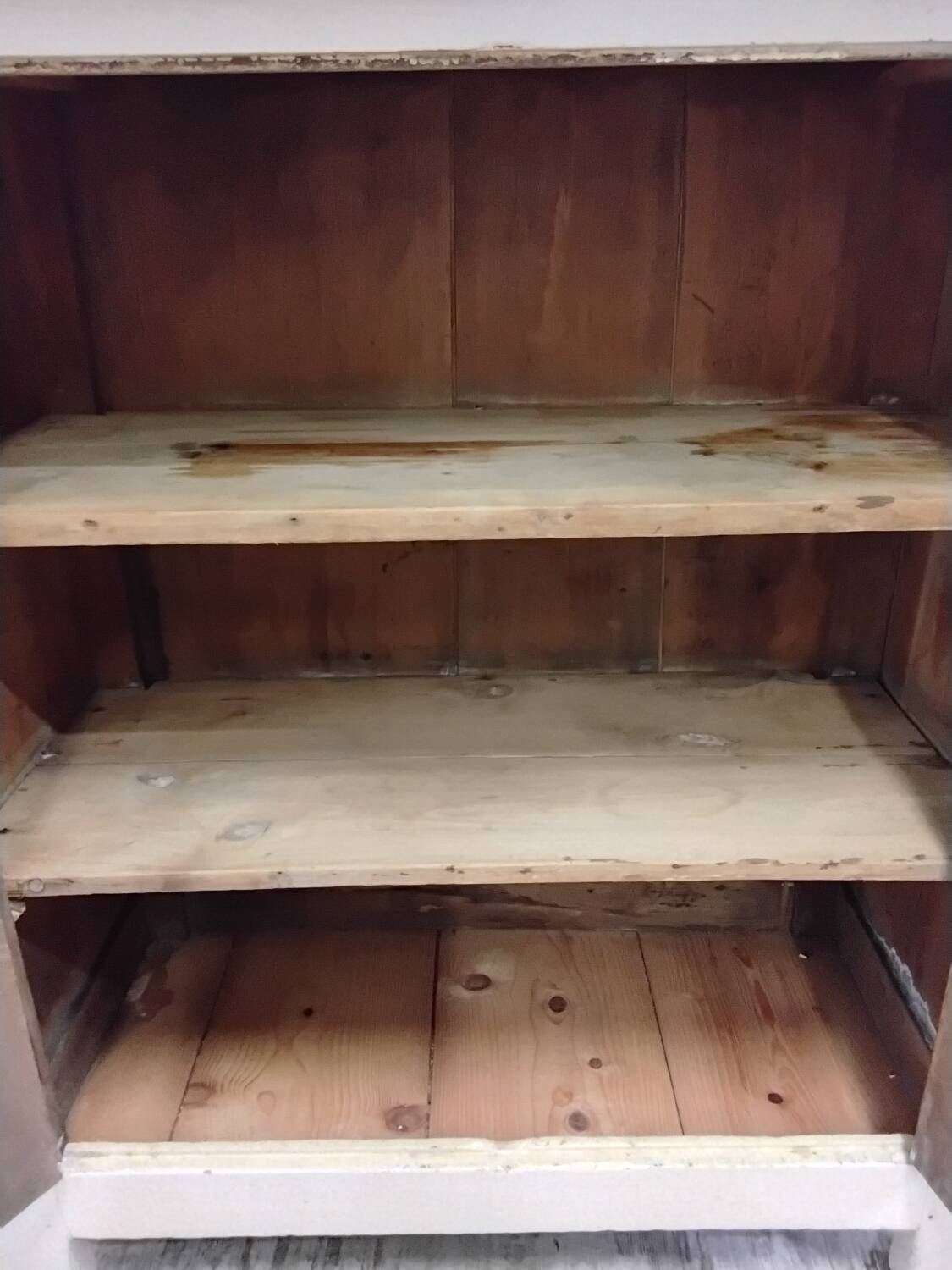 Old wooden Parisian buffet