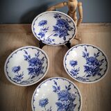 Set 4 plates Ironstone