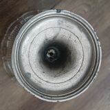 Compotier in molded glass and regulated foot