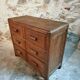 Vintage French Oak Chest of Drawers – 1930s, Solid Oak Storage Cabinet with Four Drawers