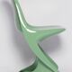 Mid-century Casalino chair in jade green, Alexander Begge, Casala, Germany 1970s.