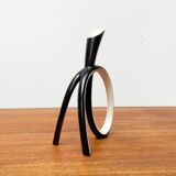 Sculptural porcelain vase from mid-century Germany by Lindner.