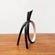 Sculptural porcelain vase from mid-century Germany by Lindner.