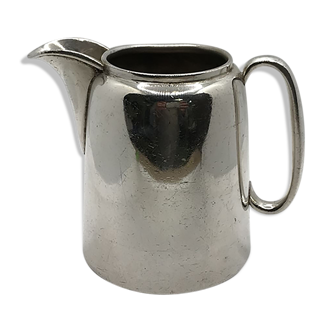 English milk pot in silver metal