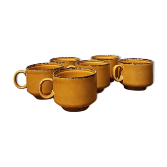 Set of 6 cups Pagnossin Treviso Italy