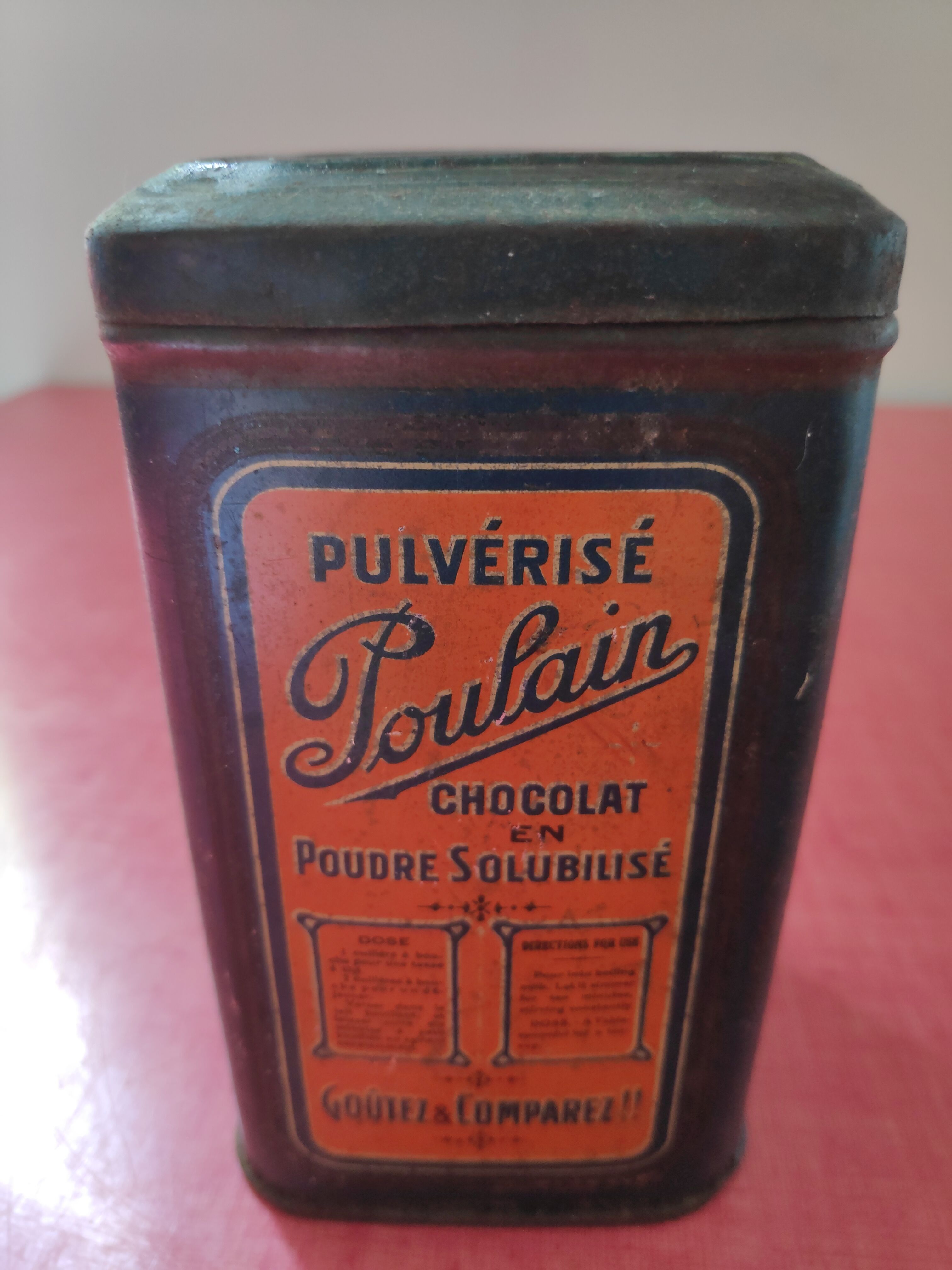 Vintage Poulain chocolate box