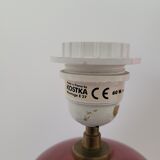 Rondo lamp by Kostka in cracked ceramic