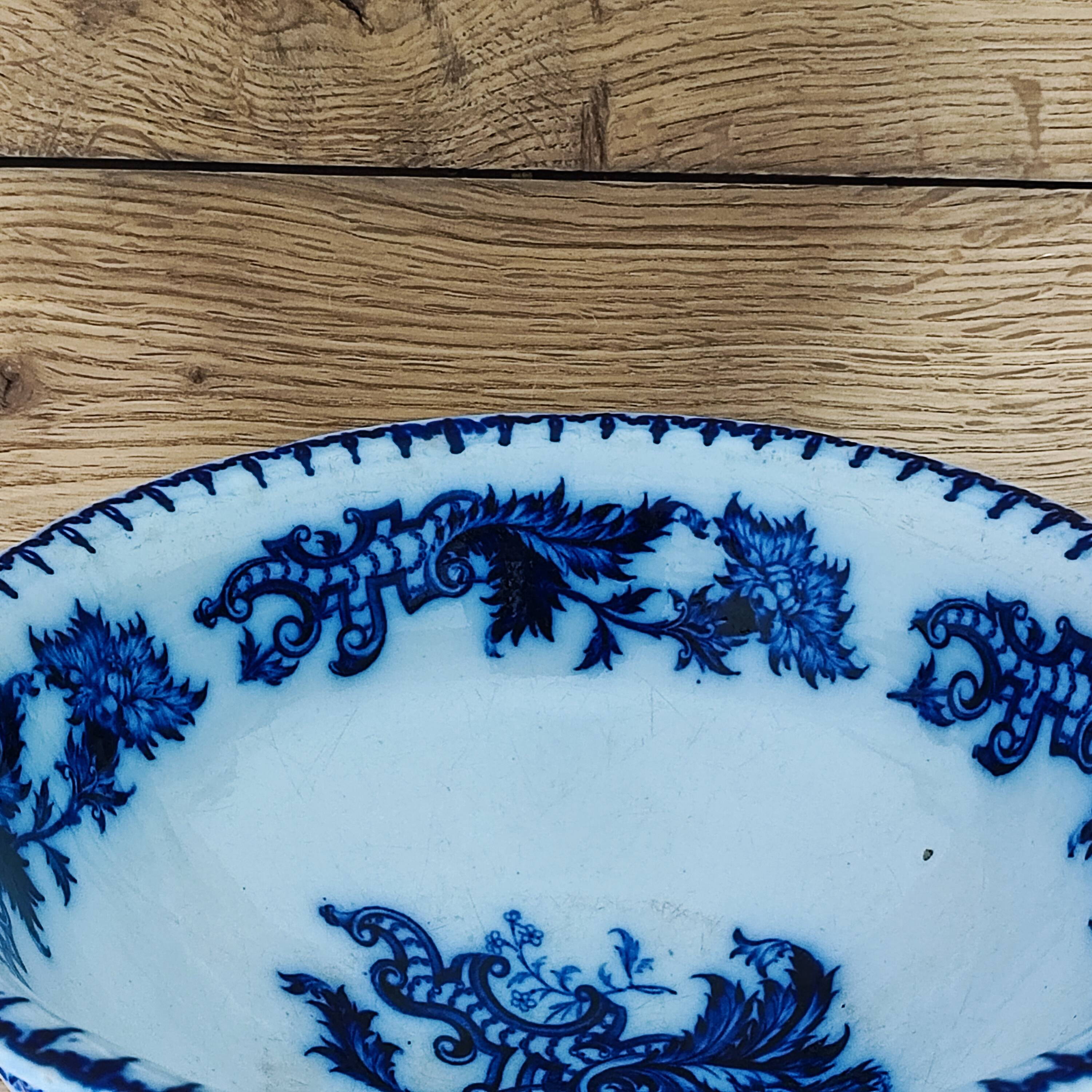 Iron earth compote bowl